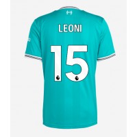 Stroje piłkarskie Liverpool Giovanni Leoni #15 Koszulka Trzeciej 2025-26 Krótki Rękaw